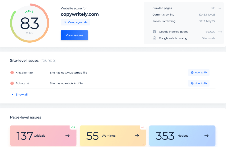 auditoria seo